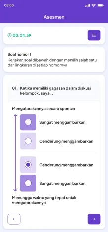 Jenjang Personality Factors question on a phone