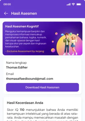 Kognitif result on a phone