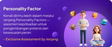 Jenjang Personality Factors result banner in the Jenjang app