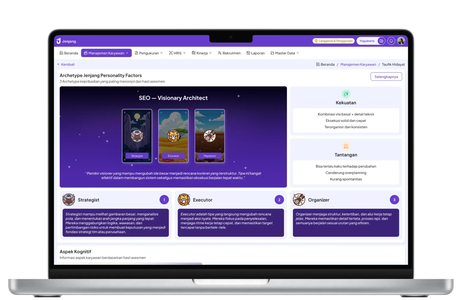 Jenjang Digital Identity Profile Card