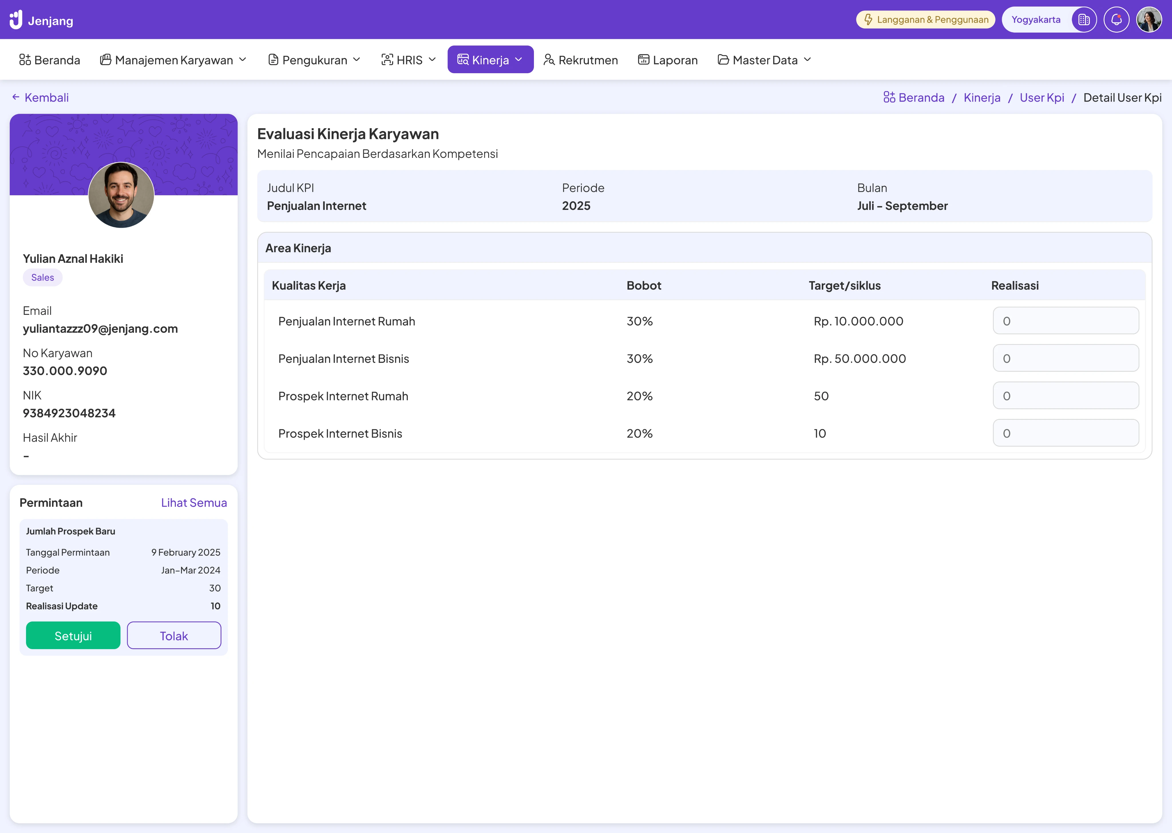 Assign ke Tim atau Individu