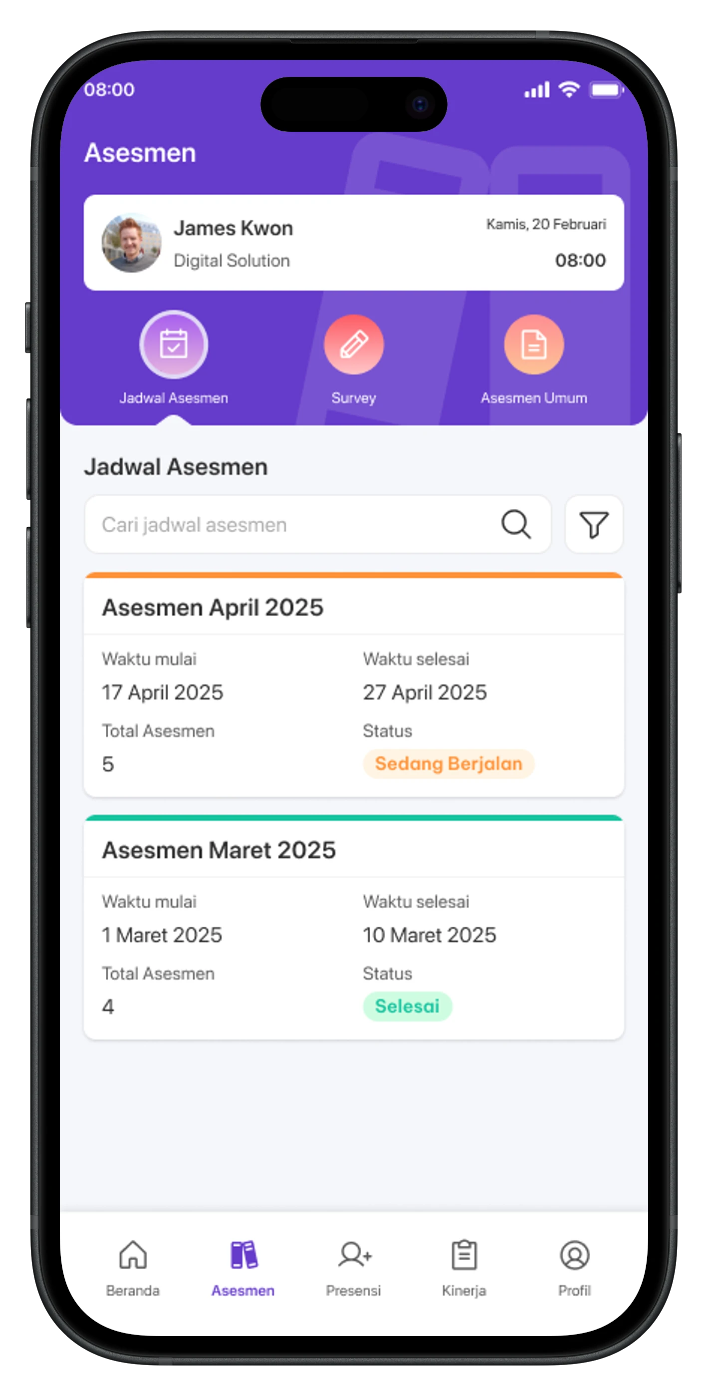 Psychological Assessment App